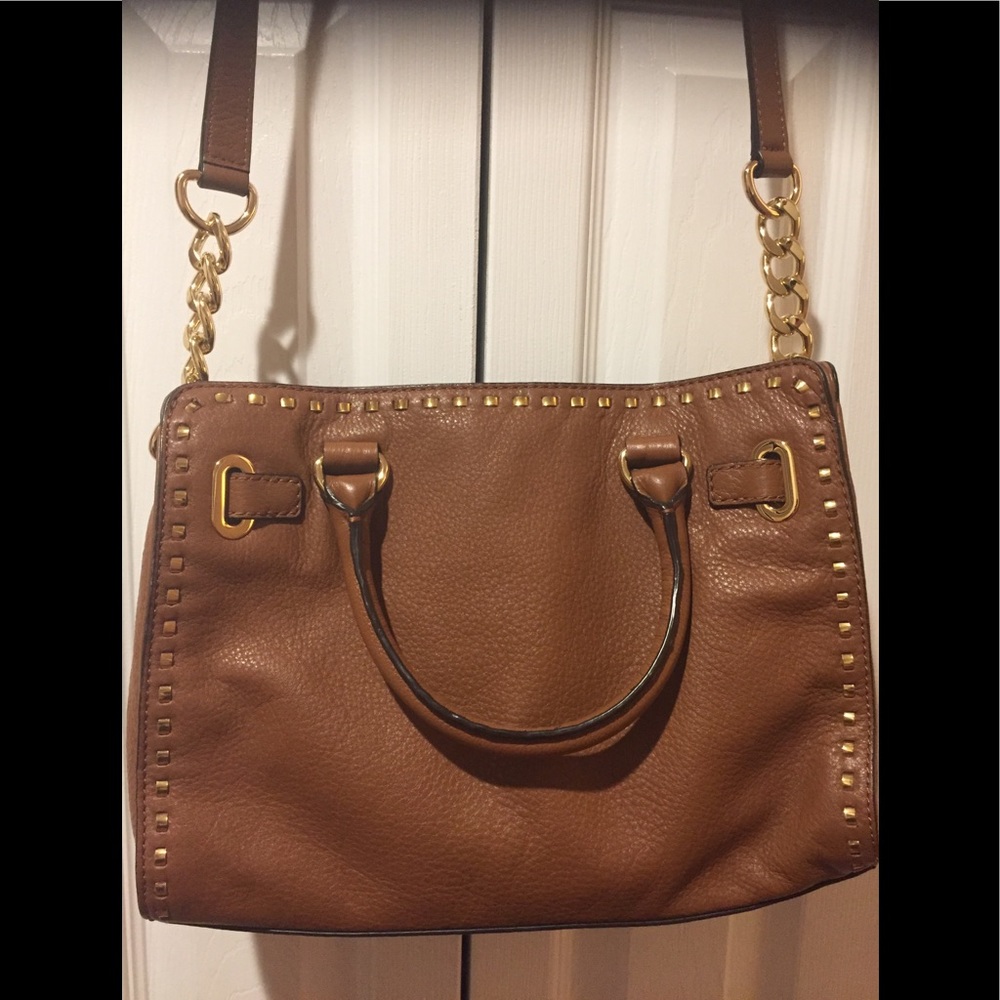 Authentic~Michael Michael Kors~ Leather Satchel - image 4